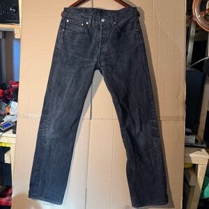 Levi's 501 Men's Black Straight Jeans